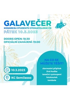 Galavečer Kongresu Studentů Stomatologie ČR