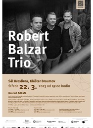 Koncert ArtCafé: Robert Balzar Trio