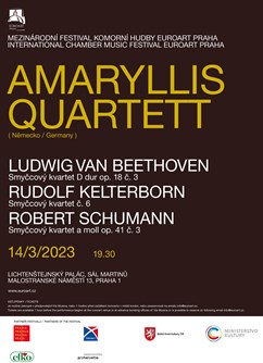 6. koncert festivalu EuroArt Praha - Amaryllis Quartett