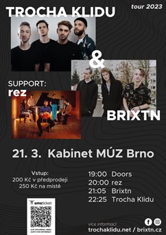 Trocha Klidu & Brixtn - Tour 2023, + rez