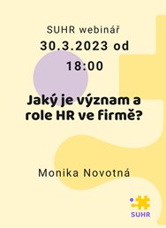 SUHR webinář: Jaký je význam a role HR ve firmě?