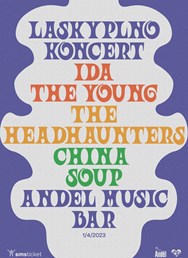 Láskyplný koncert // China Soup+Ida the Young+Headhaunters