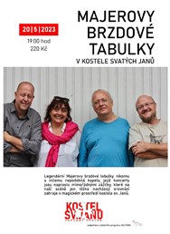 Majerovy brzdové tabulky v kostele sv. Janů