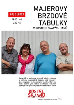 Majerovy brzdové tabulky v kostele sv. Janů