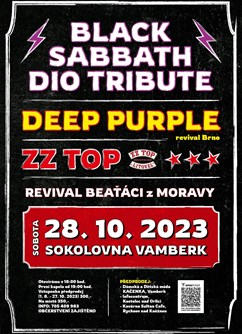 Black Sabbath DIO Tribute,  Deep Purple,  ZZ TOP