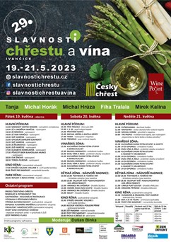 29. Slavnosti chřestu a vína 2023