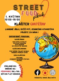 Dobré jídlo světa Májová street food party klášter Chotěšov