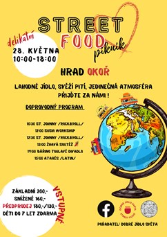 Dobré jídlo světa street food piknik Okoř