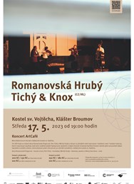 Koncert ArtCafé: Romanovská Tichý Hrubý & Knox (CZ/IRL)