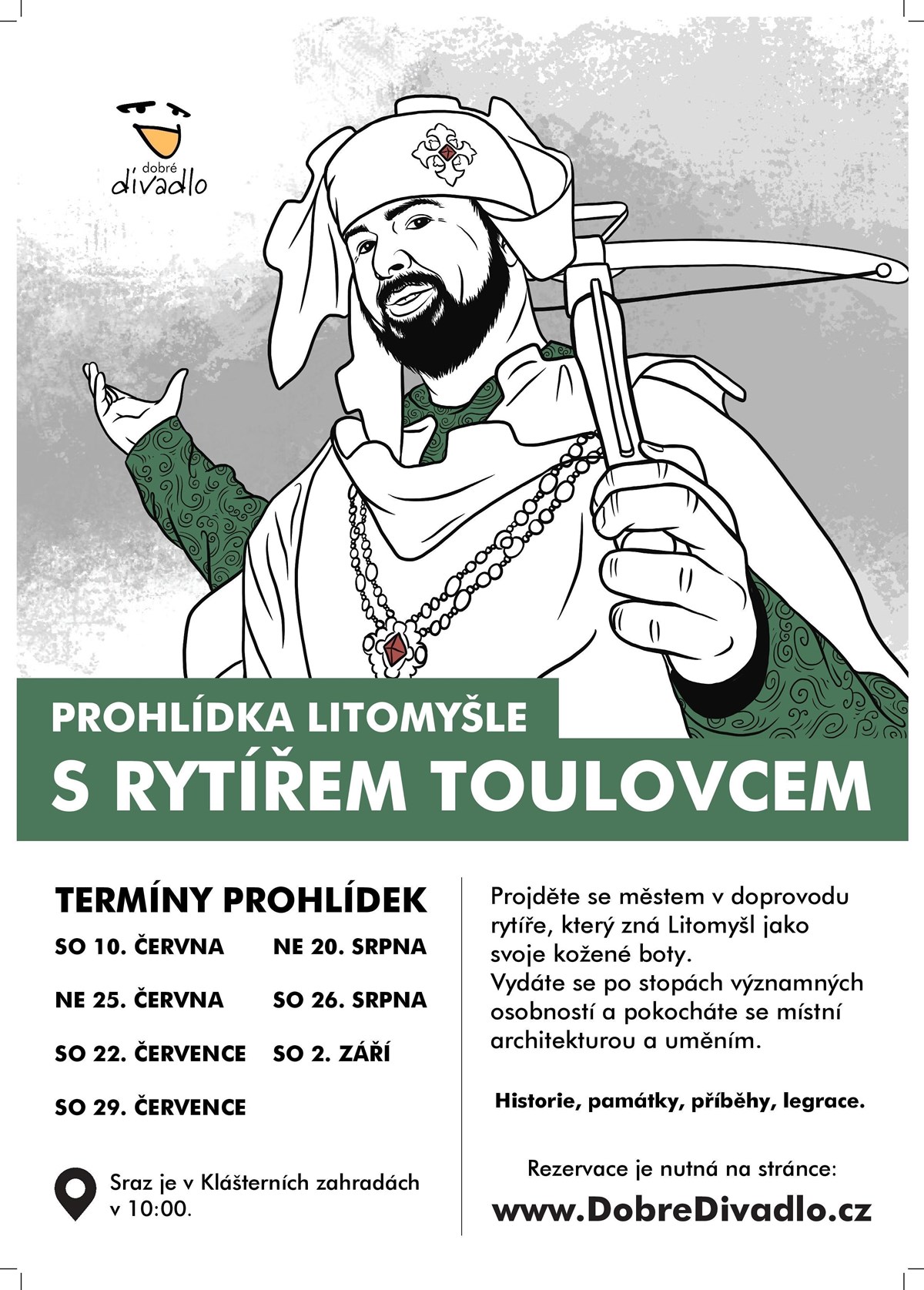 Prohlídka Litomyšle s rytířem Toulovcem