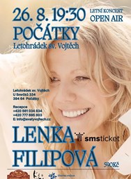Lenka Filipová letní Open Air koncert