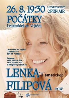 Lenka Filipová letní Open Air koncert