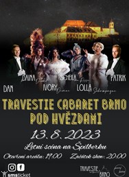 Travestie cabaret Brno pod hvězdami