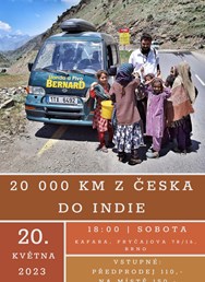 20 000 km z Česka do Indie