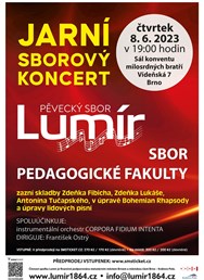 Jarní koncert sboru Lumír 2023