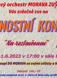 Slavnostní koncert "Na rozloučenou"