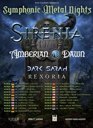 Sirenia,  Amberian Dawn, Dark Sarah, Rexoria