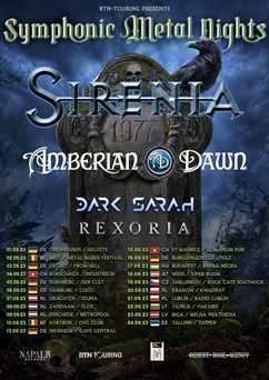 Sirenia,  Amberian Dawn, Dark Sarah, Rexoria