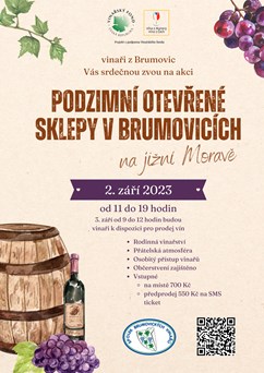Podzimní otevřené sklepy Brumovice