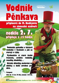 Vodník Pěnkava připlouvá