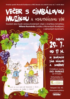 Večer s cimbálovou muzikou a ochutnávkou vín