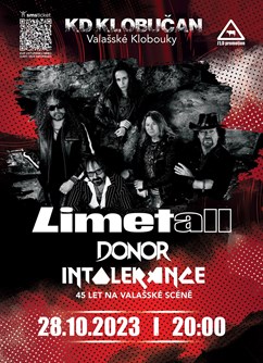 Limetall & Donor & Intolerance / Valašské Klobouky