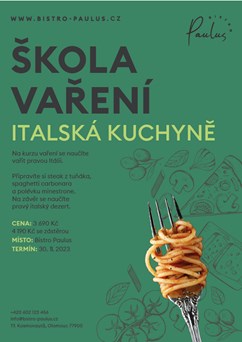 Škola vaření s Romanem Paulusem - Italská kuchyně