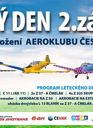 Letecký den k 100. výročí založení Aeroklubu ČB