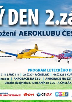 Letecký den k 100. výročí založení Aeroklubu ČB