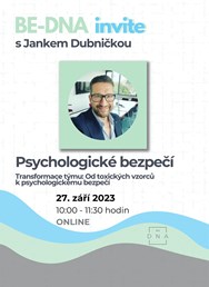 BE-DNA Invite - Psychologické bezpečí