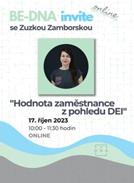BE-DNA Invite - "Hodnota zaměstance/kyně z pohledu DEI"