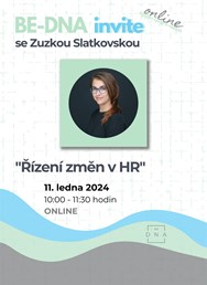 BE-DNA Invite - "Řízení změn v HR"