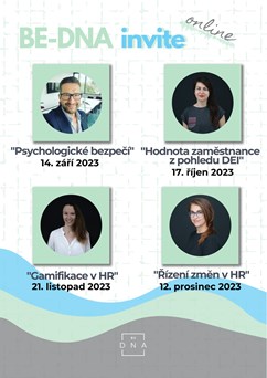 BE-DNA Invite - Výhodný balíček 3 online akcí