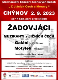 Mezinárodní koncert dechových hudeb "Z jižních Čech a Moravy
