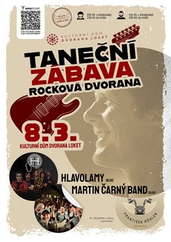 Rocková Dvorana - dvojkoncert Hlavolamy a Martin Čarný Band