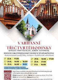 Varhanní třičtvrtěhodinky Litomyšl