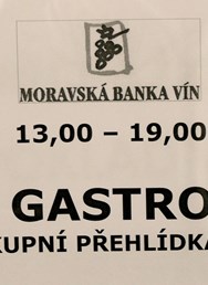 GASTRO - nákupní přehlídka vín