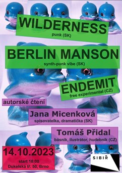 Berlin Manson/ Wilderness/Endemit/ čítačka-Micenková+Přidal