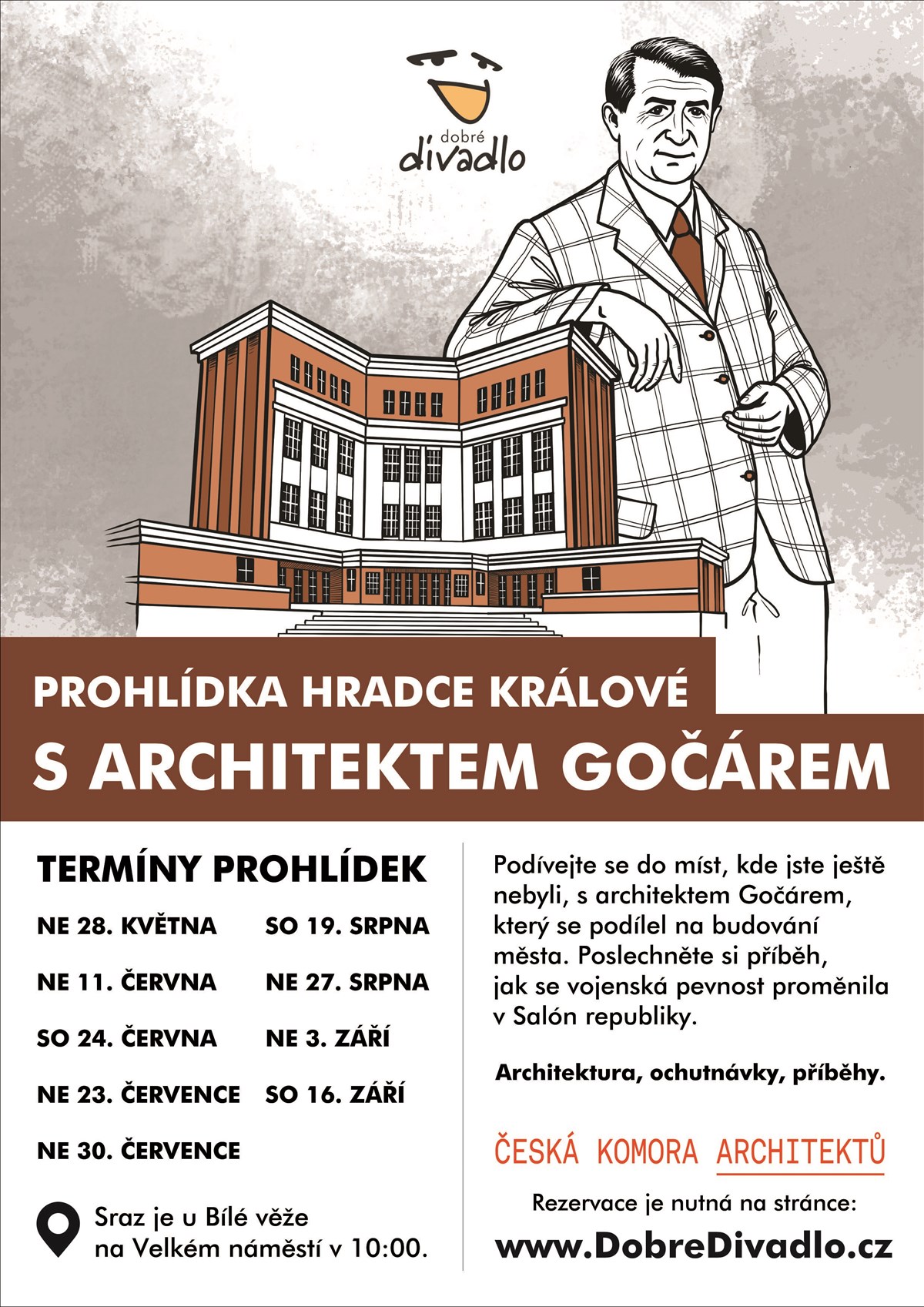VILY A VYHLÍDKY ~ komentovaná prohlídka Hradce Králové