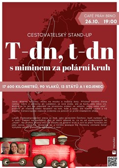 17 600 km vlakem s miminem za polární kruh