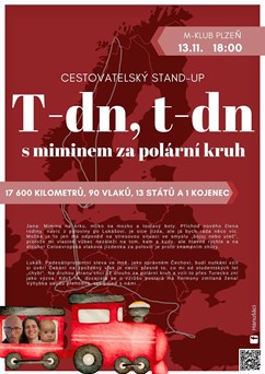 17 600 km vlakem s miminem za polární kruh