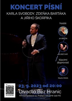 Jiří PEK & Martin RADA - koncert v Divadle Bez Hranic