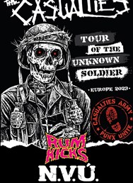 The Casualties /USA/, Rumkicks /KR/, N.V.Ú a Ostrov P