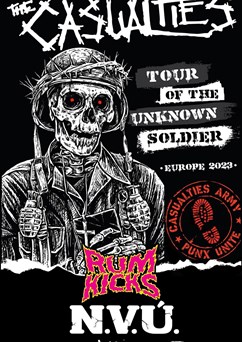 The Casualties /USA/, Rumkicks /KR/, N.V.Ú a Ostrov P