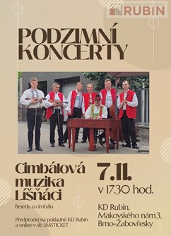 Podzimní koncerty - Cimbálová muzika LÍŠŇÁCI
