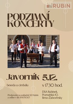 Podzimní koncerty - JAVORNÍK