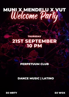 Welcome Party (MENDELU/MUNI/VUT)
