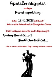 Společenský ples ve stylu První republiky
