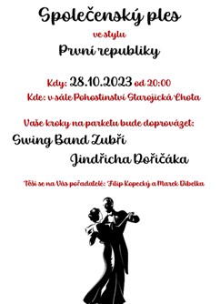 Společenský ples ve stylu První republiky