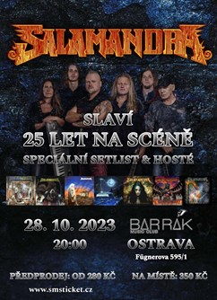 Salamandra 25let na scéně! +Speciální hosté 